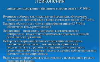 Вся информация про лейкопению