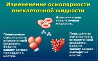 Важная информация про осмолярность крови